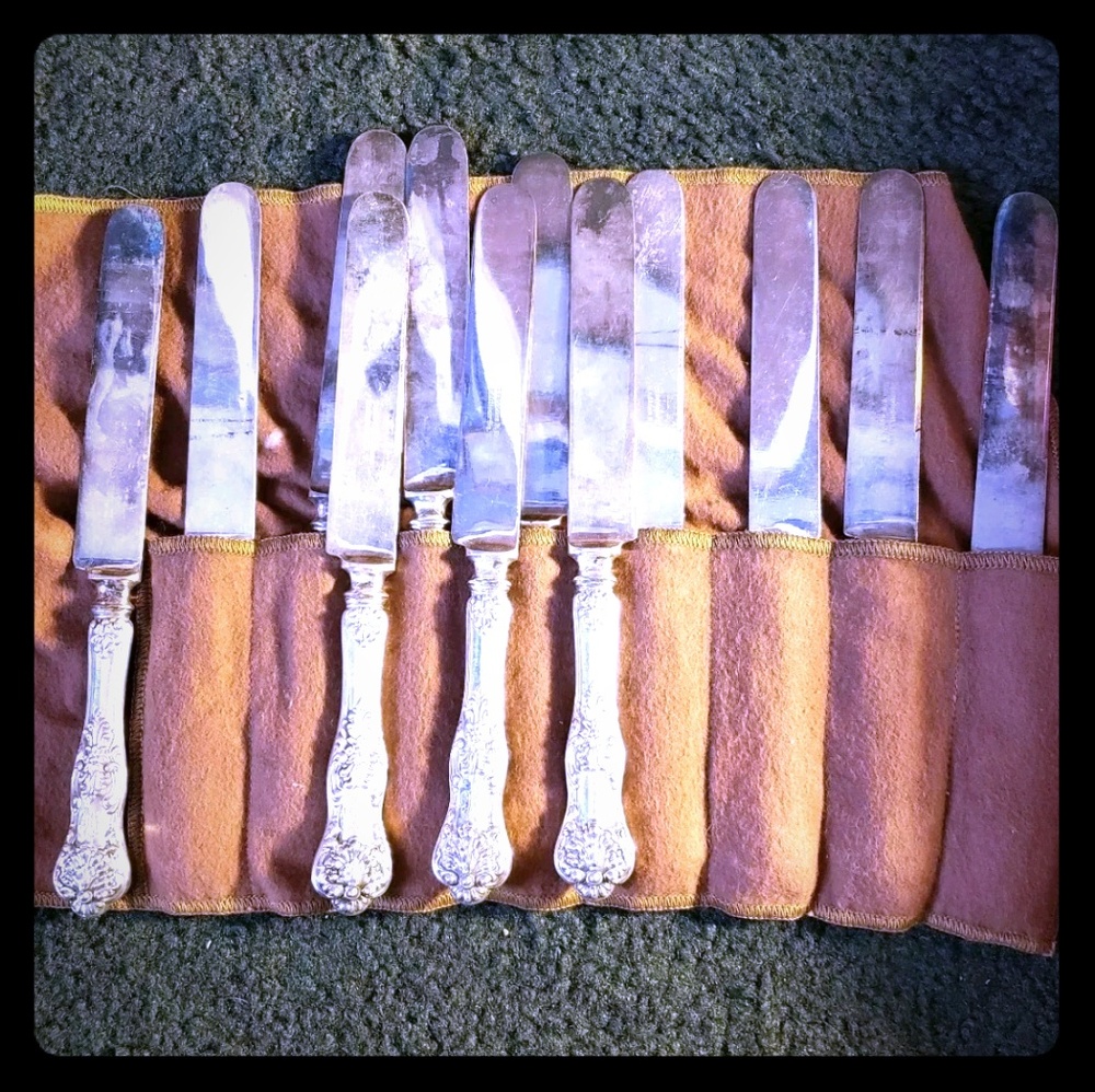 Theodore B Starr. Antique Silver Dinnerware